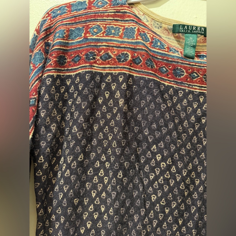 Ralph Lauren| Tribal print blouse - Picture 2 of 4